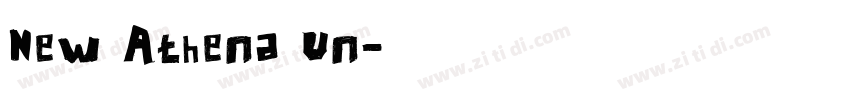 New Athena Un字体转换